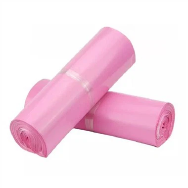 グレーの郵送用バッグ